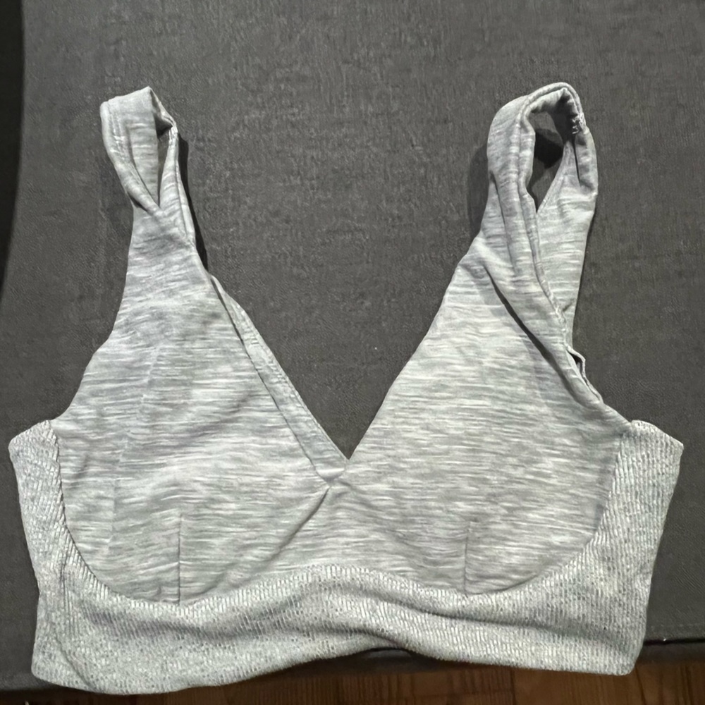 Grey Victoria’s secret Sports Bra/Top Size S
